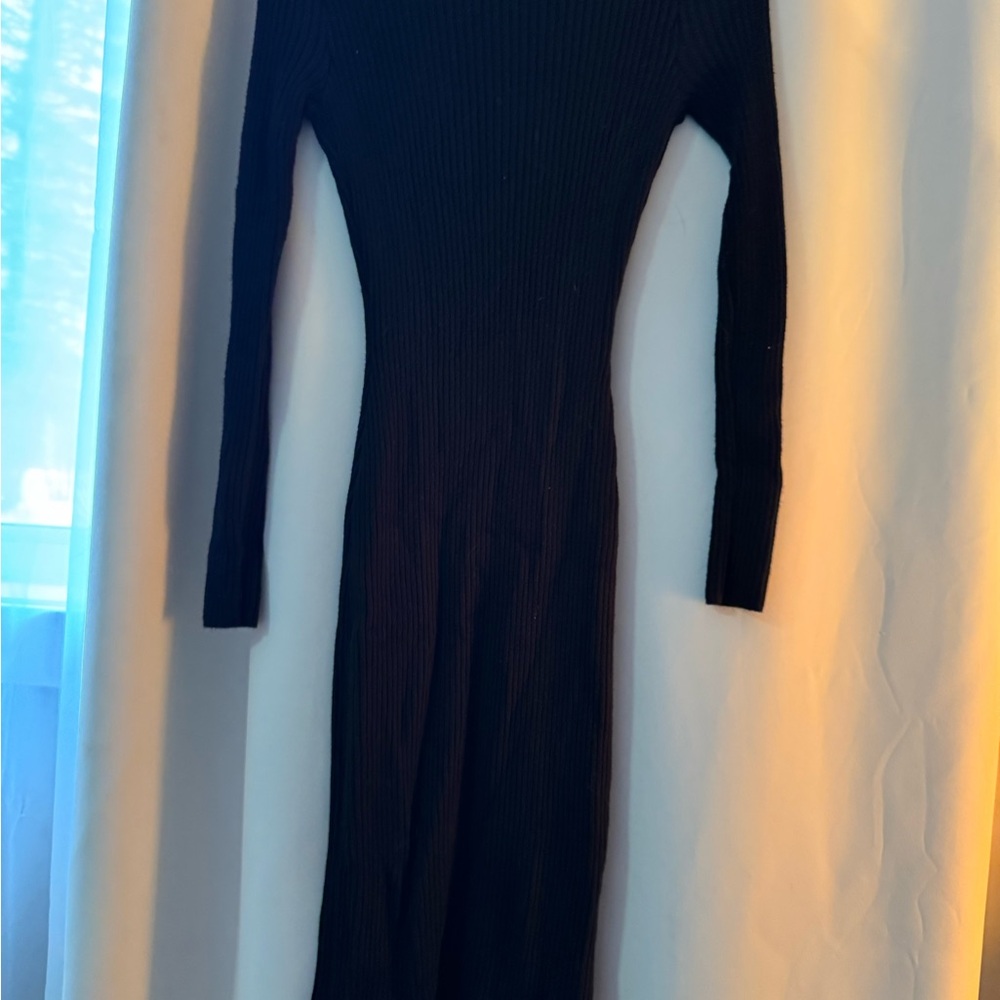 Abercrombie & Fitch Black Long Sleeve Dress